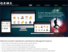Tablet Screenshot of gentlemensclubsoftware.com